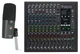 Mackie ONYX12 12-Ch. Mixer w/Multi-Track USB/EQ+Bluetooth+Se Electronics Mic