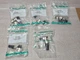 5 Neutrik NC3FRC, 3 Pol Right Angle Female Connector, Nickel Housing, Silver Con