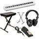 Casio PX-S1100 Privia 88-Key Slim Digital Stage Piano w/Bluetooth Adapter, White