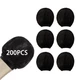 Microphone Cover Pop Filter 200 PCS, Disposable Mic Cover with Individual Pac...