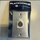 Plate Works Single Gang Stainless Steel Wall Plate with 1) Neutrik NC5FD-L-1