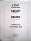  Factory Kurzweil K2500 Preliminary Schematic Set