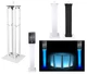 (1) Rockville White Adjustable Totem Speaker Stand For JBL PRX612M