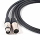 FULLY WIRED DMX 5 Pin XLR Van Damme Lead. Stage Lighting Control Cable. Neutrik