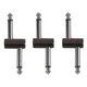 Rayzm Guitar Pedal Patch Connector, 6.35mm (1/4") Effect Couplers, Male to Male