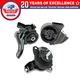 Fits 2003-2005 Kia Rio 1.6L Engine Motor&Trans Mount Set 3pcs : A6754, A7189,