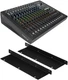 Mackie Onyx 16 Analog Mixer + Rackmount KiT for Multitrack Recording, Live Sound
