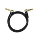 Audio 2000s E25103 1/4" TRS Right Angle to 1/4" TRS Right Angle 3 Feet Cable
