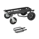 RockNRoller R12STEALTH All-Terrain 8-in-1 Equipment Multi-Cart + Extension Rack