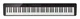 Casio PX-S1100 88-Key Digital Piano with Smart Scaled Hammer Action Keys - Black