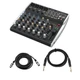 Behringer XENYX 1202SFX Premium Analog 12-Input Mixer with USB Interface, Bundle
