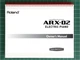 Roland ARX-02 &mdash; Owners Manual User Guide Instructions &mdash; 36 Pages &mdash; USA Made