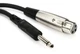Hosa PXF-110 Unbalanced Interconnect XLRF to 1/4" TS Cable -10'