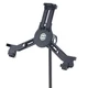 OB K&M 19790.516.55 Universal Adjustable iPad/Tablet Holder Music Stand, Black