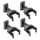 Hercules GSP38WBK PLUS Universal Auto Grip Wall Mount Guitar Hanger 4Pack