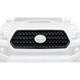 For Toyota Tacoma 18-19 Trim Illusion ABS6493BLK 1-Pc Gloss Black Main Grille