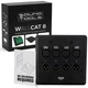 SoundTools WallCAT 8 &ndash; 4 Channel XLR Wall Plate &ndash; 2 Gang Black Brushed Alumin...