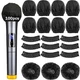 Microphone Covers Disposable Microphone Cover 100Pcs Mic Cover Disposable SUNPRO