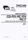 Service manual for Tascam CD-701, RC-701, RC-7