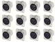 (12 PACK) NEUTRIK NC3FD-L-1 3-PIN XLR Female D Type Panel Mount - Nickel