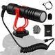 Moukey MCM-1 Video Microphone, Camera Microphone with Shock Mount Professional V