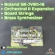 Roland SR-JV80-16 Orchestral II Expansion Board Strings Brass Synthesizer Used
