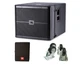 JBL VRX918SP 18" Active Powered Flyable Subwoofer Sub + Cover + Casters