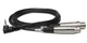 Hosa CYX-401F Dual XLR3F to Right-Angle 3.5mm TRS Microphone Cable - 1 ft