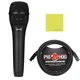 Audio Technica AT2010 Cardioid Condenser Handheld Microphone Bundle with 10ft...
