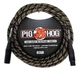 Pig Hog PHM20RAS Rasta Stripe Woven High Performance XLR Microphone Cable, 20