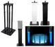 (1) Rockville Black Adjustable Totem Stand For JBL VP7210 10" Speaker