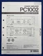 Original Yamaha PC1002 Power Amp Service Manual