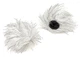 Movo WS-RD10 Furry Windscreen Fitted for 10m Lavalier Microphones (2 Pack)