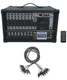 Rockville RPM109 12 Channel 4800w Powered Mixer , 7 Band EQ+8-Ch Snake Cable