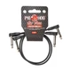 Pig Hog PHLSK1BK Lil&rsquo; Pigs 1ft low profile patch cables, 2pk