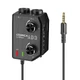 CoMica LINKFLEX AD3 Two-channels XLR/3.5mm/6.35mm-3.5mm Audio Preamp Mixer /