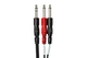Hosa STP-204 Insert Cable 1/4 Inches TRS to Dual TS - 12 13.1 Feet 
