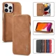Retro Leather Flip Stand Phone Case Cover For iPhone 17 16 12 13 mini 15 Pro Max