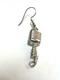 Shure 55SH Microphone Earring (1 pc) Silver Plate Harmony  Jewelry 1" 3/8"