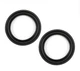 Fielect 6.5 Inch Speaker Rubber Edge Surround Rings Replacement 6.5", Black 