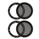 2 Goldwood Sound SG-M4 Steel Mesh Snap On Woofer Grills for 4.5" Speakers