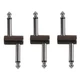 Rayzm Guitar Pedal Patch Connector, 6.35mm (1/4") Effect Couplers, Male to Ma...