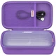 BOVKE Hard Travel Speaker Case for 8.63 x 4.74 x 3.55 inches, Chilled Lilac 