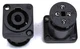 (2)Two Neutrik NL4MP-ST Female SpeakON 4 Pole Panel Mount  w/ Screw Terminals