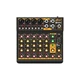 Audio Mixer D Debra Audio Mini6 Portable 6-Channel DJ Mixer Console, Sound Mi...