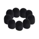 OnStage On-Stage ASWS58B9 Black Microphone Windscreens, 9 Pack 9 Pack, 