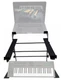 Rockville Dual Shelf Laptop+Controller Stand for Nektar Impact LX49+ Keyboard
