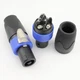 4-Pole Male Speakon Connector Head Line Plug for Cable NEUTRIK NL4FC
