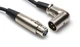 Hosa XRR-105 5ft Right Angle XLR (F) to XLR (M) Cable