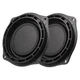 SHOWERORO 4.13 Inch Bass Radiator Passive Speaker 11.5X11.5X1.5CM, Black 